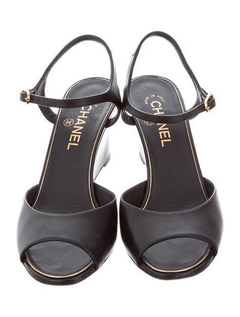 chanel wedge shoes|new chanel sandals 2020.